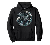 Siren Of The Sea Enchanting Mermaid Waves Pullover Hoodie