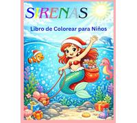 SIRENAS Libro de Colorear para Niños