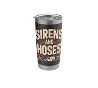 Sirens and Hoses Firefighter Ambulance Stainless Steel Insulated Tumbler