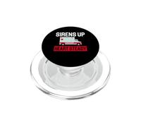 Sirens Up Heart Steady Ambulance Driver Funny EMT PopSockets PopGrip for MagSafe