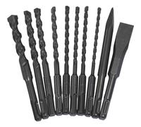 Sirius 10 Piece SDS Plus Drill Bit and Chisel Set