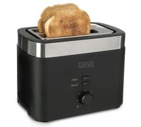 Sirius 2-Slice Toaster - Glossy with Silver Chrome Finish LIVIVO Black One Size