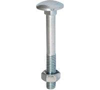 Sirius Coach Bolts and Nut Zinc Plated
