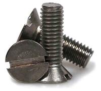 Sirius Countersunk Machine Screw Slotted A2 304 Stainless Steel M8 50mm Pack of 1