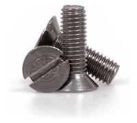 Sirius Countersunk Machine Screw Slotted A4 316 Stainless Steel M3 16mm Pack of 1