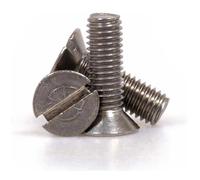 Sirius Countersunk Machine Screw Slotted BZP M8 40mm Pack of 1