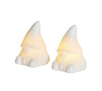 Sirius LED decorative figure Coco, white, height 10 cm, set of 2 wax batteries