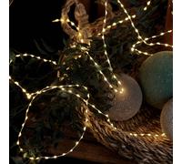 Sirius LED fairy lights Kiki, gold, 400 cm