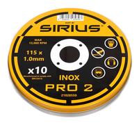 Sirius PRO-2 115mm x 1mm Universal Cutting Discs 115mm Pack of 10