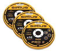 Sirius PRO-2 115mm x 1mm Universal Cutting Discs 30 Pack