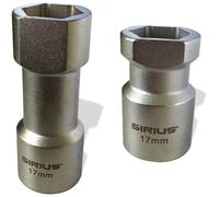Sirius Professional 2 Piece 17mm 1/2 Drive Socket for Unistrut Channel Set