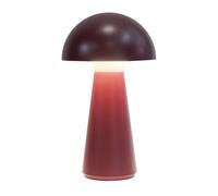 Sirius Sam Bordeaux LED rechargeable table lamp, plastic, H 28 cm, IP54