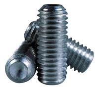 Sirius Socket Set Plain Cup Point Grub Screws Zinc Plated M6 10mm Pack of 1