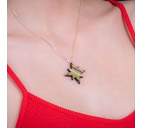 Sirius Star Recycled Skateboard Necklace