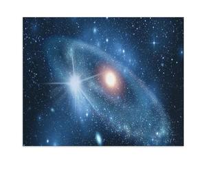 Sirius, the Brightest Star in the Night Sky Over Earth，Puzzle 1000 Piece Jigsaw Puzzles for Adults, Difficult Puzzle for Kids Teenagers Educational Game Toys Gift for Home Travel（38x26cm）-W36