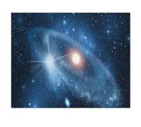 Sirius, the Brightest Star in the Night Sky Over Earth，Retro Metal Tin Sign/Plaque for Kitchen Lounge Garden Garage Pub Wall/Door(15x30cm）6x12 inch-W36