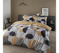 Sirkel Geo Duvet Cover Ochre King