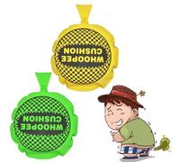 SIRLOMU 2 Pcs Retro Fart Pillows, Fart Pillow, Fake Farts, Petophone Funny Gags, Party Joke Supplies, Fart Jokes (Yellow and Green)