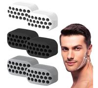 SIRLOMU 6 x Jawline Trainer, Jaw Exerciser for Women and Men, Jaw Exerciser and Beautiful Jaw Line