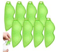 SIRLOMU 8 Pieces Magic Beans Bottle Sponges, Pea Shape Kitchen Sponges