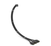Sirlyr 90 Degree Connector 12VHPWR Cable,PCIE 5.0 Power Supply,Sleeved 16 Pin GPU Cables for RTX3090Ti 4080 4090 Graphic Card Black