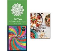Sirocco,rosa's thai cafe and palestine on a plate 3 books collection set