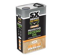 Siroflex SX Protective Decking Oil Clear 5L The Ultimate Protection | Water-Repellent Timber Treatment for Decking - Nourishes & Enhances Wood - Tough, Durable Finish