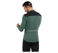 Siroko M4 Volta Long Sleeve Jersey 2XL Black / Green