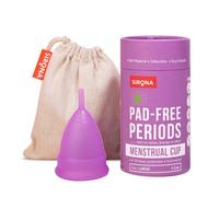Sirona Reusable Menstrual Cup | Reusable Period Cup | Tampon and Pad Alternative | Heavy Flow (Large)