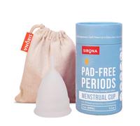 Sirona Reusable Menstrual Cup | Reusable Period Cup | Tampon and Pad Alternative | Heavy Flow (Small)