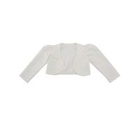 SIRRI Baby Girl Long Sleeves Communion Christening Baptism Ivory Bolero Flower Girl Formal Wedding Cardigan Jacket Age 2-3 Years