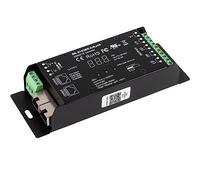 SIRS-E 4 Channel CV DMX Digital PWM Decoder for RGB & RGBW LED Lighting 12-36V DC UL Recognized Controller 4x8A Dimmer SR-2102BEA-RJ45