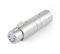 SIRS-E Enttec 70030 3-Pin Male to 5-Pin Female DMX Adapter - Silver