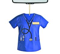 Sirseon Car Interior Hanging, Ornament, Acrylic Rear View Hanger, Nurse Uniform Ornament Pendant for Car, Flat Rear View Design, Accessories for Window, Backpack, Keychain,