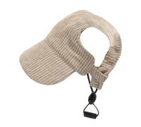 Sirseon Dog hat with ear holes, dog ball hat, sports hat for dogs with adjustable drawstring, fashionable travel hat, breathable pet outdoor sun protection, UV protection for the whole season