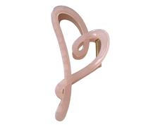Sirseon Heart Claw Clip, Heart Hair Clips, Cute Heart Claw Clip | Elegant Love Shape Hair Clip, Non-Slip Matte Hair Clip, Fashionable Hair Accessories, Strong Hold