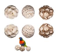 Sirseon Parrot Shredding Toys - Chewable Sparrow Shredding Balls Chew Toy - Bird Toys Chew Balls Toys for Birds, Hamsters, Gerbils, Rabbits & Small Pets