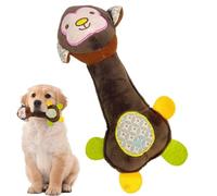 Sirseon Squeaky Toys for Dogs - Puppy Squeaky Toys Animal Doll - Cartoon Monkey Deer, Plush Soft Squeaker, Pet Interactive Toys for Small Medium Large Dogs, Teeth Cleaning