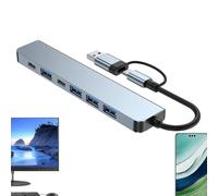 Sirseon USB C Docking Station - Laptop Adapter Multiport | 5GBps High-Speed USB C Multiport Splitter USB C Dongle for Laptop USB C Devices