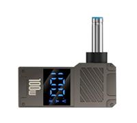 Sirseon USB C to Laptop Charging Adapter | Type C to Dc Barrel Jack Female Type C to Male Dc Charging Adapter | USB C to Laptop Charger Supply with Digital Display for Battery Pack