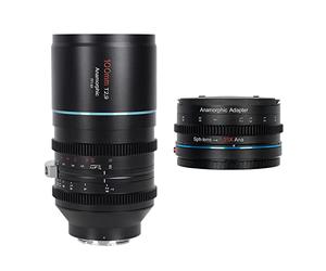 SIRUI 100mm T2.9 1.6X Full-Frame Anamorphic Lens Cinema Lens Set with 1.25x Anamorphic Adapter(Z Mount)