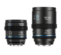 SIRUI 20mm & 40mm AF T1.8 1.33X Anamorphic Lens, S35 Format Autofocus for E Mount Cameras, A6400, A6700, FX3/30, ZV-E Series, A7 Series, A9/9II (E Mount, Neutral Flare)