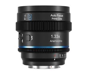 SIRUI 20mm T1.8 1.33X Anamorphic Lens, S35 Format Autofocus Lens for X Mount Cameras, X-A, X-E, X-T, X-PRO Series, X-H2/H2S, X-S10/20 (X Mount, Neutral Flare)