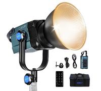 SIRUI 300W Bi Color COB Video Light C300B, Compact LED Continuous Light for Photography Studio, 11500Lux@1m 2800K-7000K, TLCI98 CRI96, 12 Lighting Effect, Box/App Control, Bowen Mount, Reflector