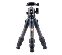 SIRUI AM-223 Carbon Fiber Travel Tripod for Camera, Mini Tabletop Tripod with B-00K 360° Ball Head for Arca Swiss Plate, Max Height 16.6", Folded Height 12.1", Loads up 33lbs
