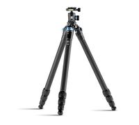 SIRUI AM-254 Carbon Fiber Tripod with K20X Ball Head, Compact Travel Tripod Kit with Quick Release Plate (AM-254+K20X)
