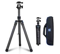 SIRUI Carbon Fibre Tripod for Camera, Compact Lightweight Tripod with Panoramic Ball Head B-00K, 152cm Travel Tripod with Reverse Folding Legs, Reversible Center Column, Max Load 10kg, Traveler X-I