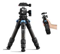 SIRUI Carbon fibre Tripod for Camera, with 360° Ball Head, AM-223+B-00K | Mini Travel Tabletop Tripod, with Arca Swiss Plate and twist leg locks, Folded Height 12.1", Max Height 16.6", Loads up 33lbs