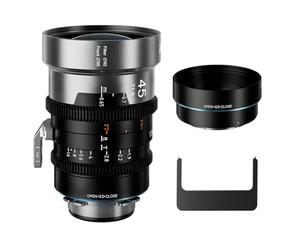 SIRUI IronStar T1.9 1.5X Anamorphic Cine Lens, 45mm Manual Focus Cinema Lens with Native PL Mount, Interchangeable EF Mount, Blue Flare
