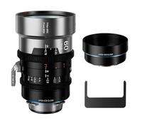 SIRUI IronStar T1.9 1.5X Anamorphic Cine Lens, 60mm Manual Focus Cinema Lens with Native PL Mount, Interchangeable EF Mount, Blue Flare